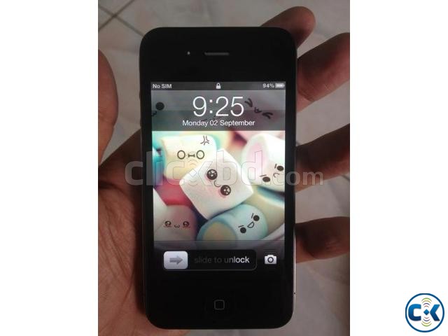 I Phone 4 Black 8GB Lock large image 0
