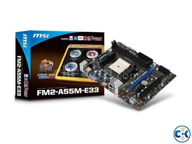 MSI FM2-A55M-E33 Motherboard AMD APU Platform  large image 0