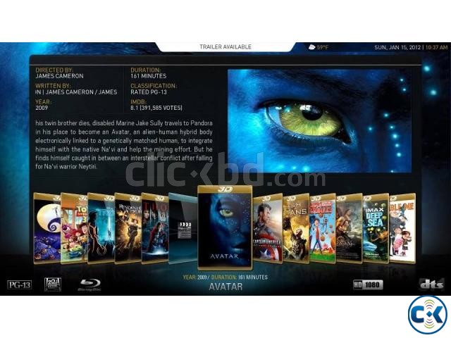 BEST 3D GLASS WITH ORGINAL 3D MOVIES large image 0