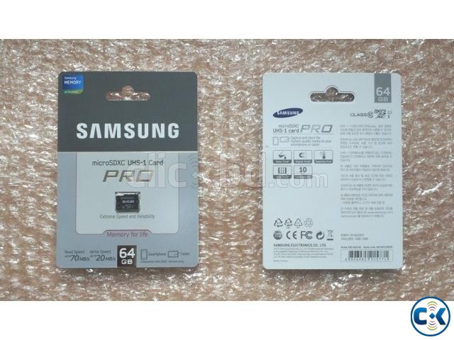 64 GB Micro SD memory Card large image 0