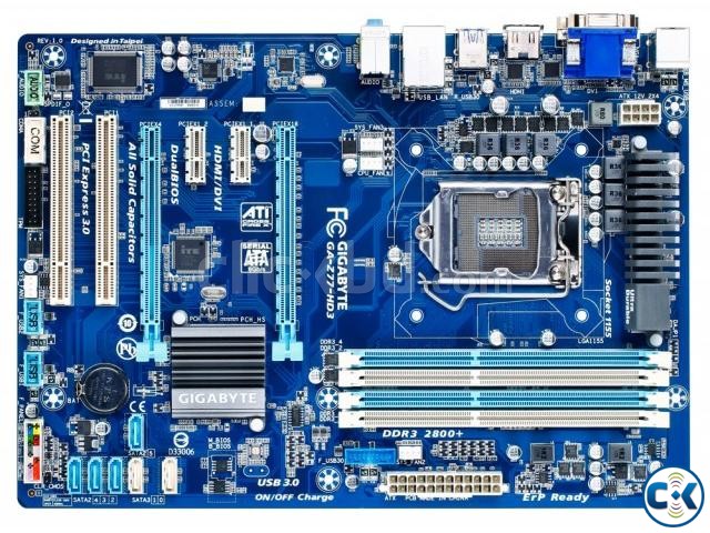 gigabyte ga z77 hd3 mobo with 2 years warranty large image 0