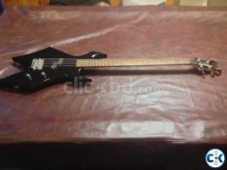 B.C. Rich Bronze Warlock Bass Guiter