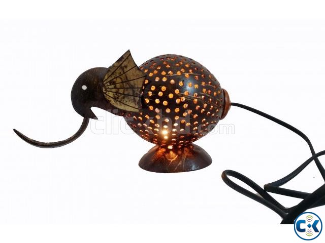 Elephant design Wooden Table lamp SNH39542  large image 0