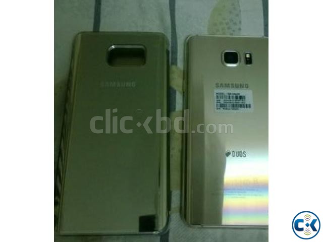 Samsung Galaxy Note 5 Gold 32 GB Dual Sim Full Boxed large image 0