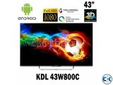 Sony Bravia W800C 43 Inch 3D Wi-Fi LED Full HD Television