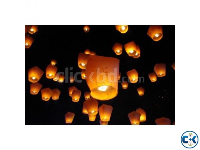 Pack Of 10 Pieces Sky Lantern Fanush  large image 0