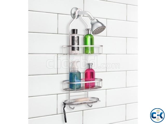 Shower Caddy গোসলখাণার ঝরনার উপর ঝুলন্ত তাক র ্যাক large image 0