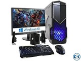 Desktop PC Dual Core 320GB HDD 2GB RAM 19 Monitor