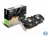 MSI GTX 1060 6GT OC 6GB GDDR5 192-bit Boost Clock
