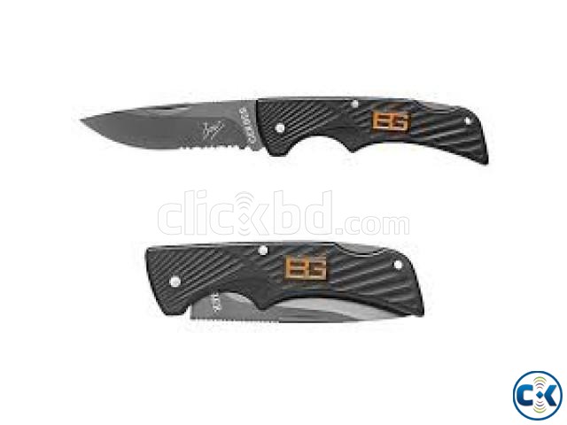 Pocket Knife 6inch - Gray and Black large image 0