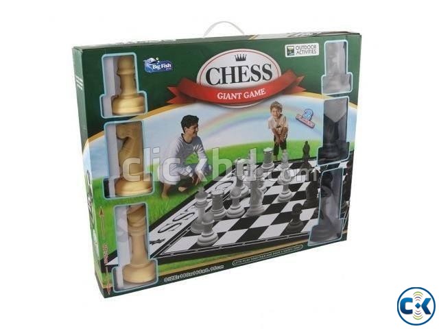 Giant Garden Chess Set large image 0