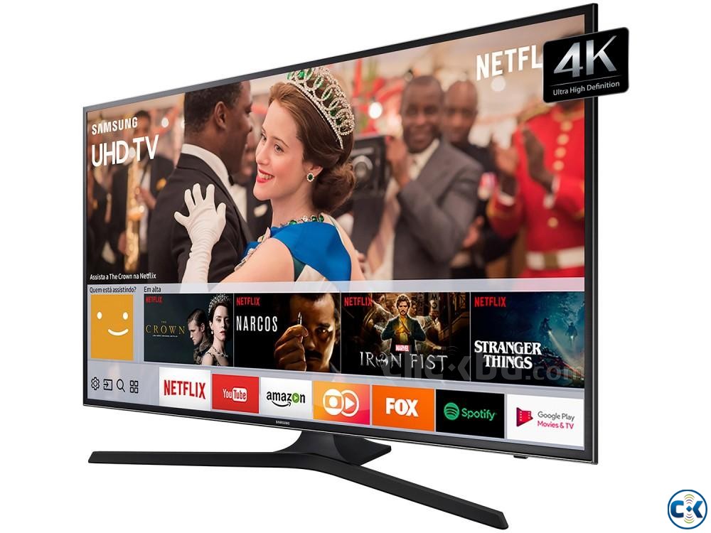 samsung 43 mu6100 4k UHD with voice remote Led TV large image 0