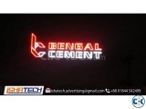 Neon Sign Billboard LED Light Bengal Cement.