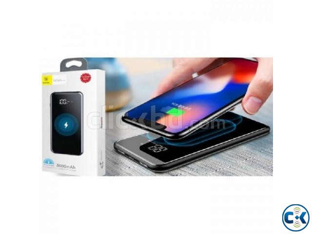 Baseus Q2 Dual USB Wireless Charger 8000mAh Power Bank large image 2