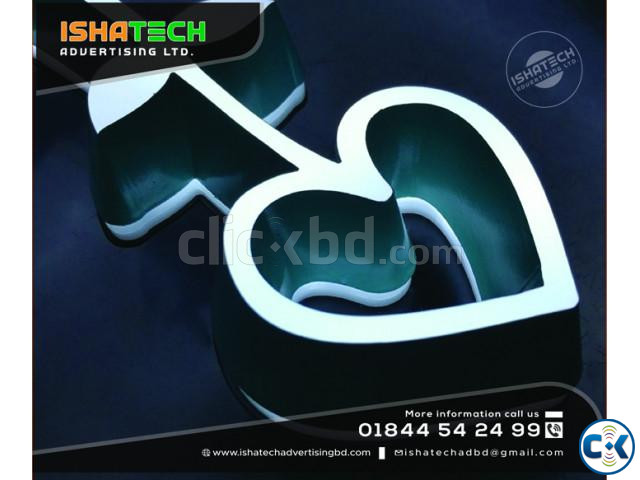 Backlit Sign Frontlit Letter Led Lighting with Acp Board B large image 2