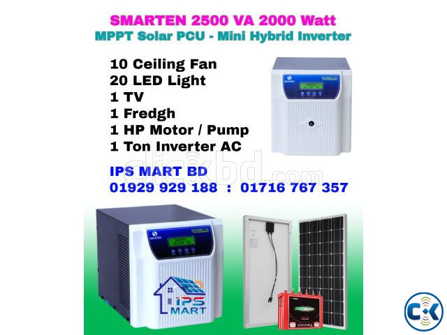 Smarten Solar IPS MPPT 2500 VA 2000 Watt large image 2