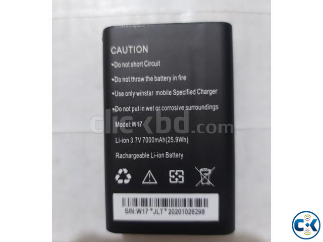 Winstar W17 Power Bank Phone 7000mAh Dual Sim With Warranty large image 2