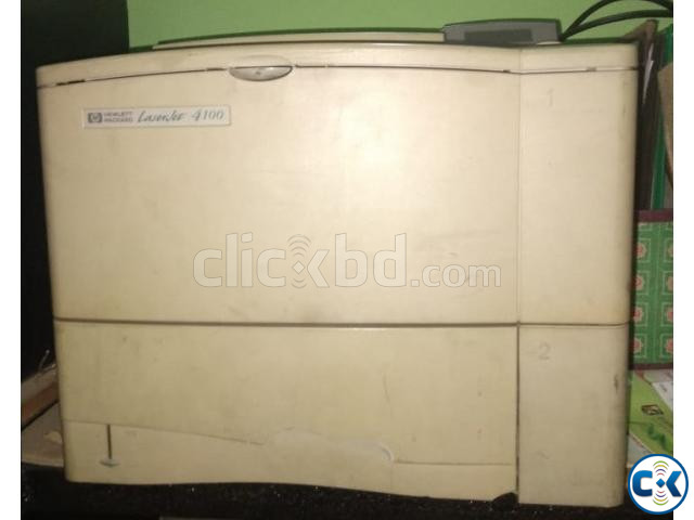 HP 4100N Laserjet Printer large image 0