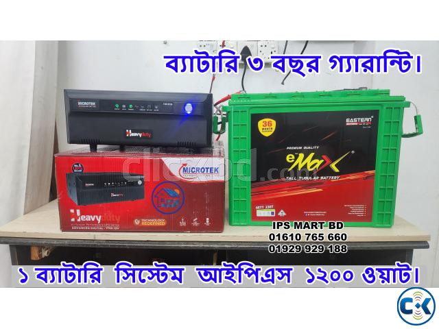 Microtek Heavy Duty 1750 VA 1200 Watt IPS UPS large image 4