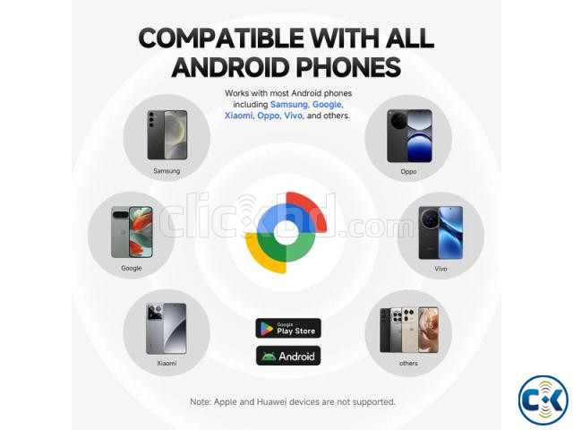 MiLi MiTag Android Location Tracker Device Compatible with large image 1
