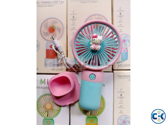 Mini Handheld Fan গরমের কষ্ট থেকে মুক্তি large image 1