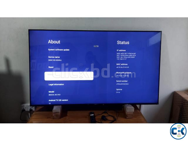 Sony X85J 65 Inch 4K Ultra HD Smart Google TV used  large image 4