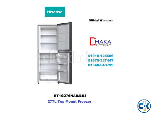 Hisense 277L RT1G276NAB Top Mount Freezer large image 1