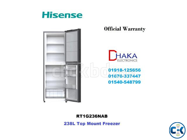 Hisense 238L RT1G236NAB Top Mount Freezer large image 1