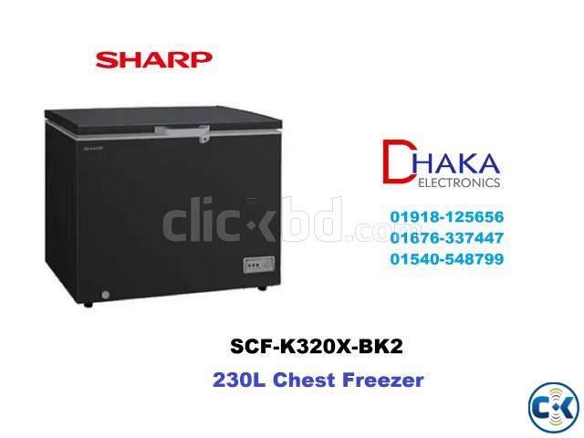 Sharp 230L SCF-K320X-BK2 Chest Freezer large image 0