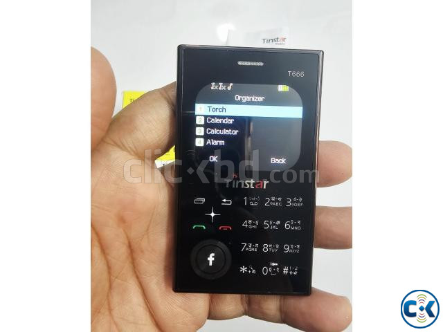 Tinstar T666 Galaxy Mini Card Phone Dual Sim Black large image 3