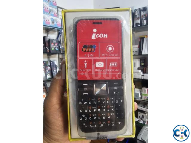 icon i101 Mica Button Phone Four Sim Black large image 0