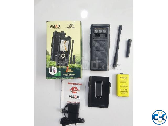 Vmax V54 Antina Phone Power Bank 6200mAh Four Sim Black large image 2