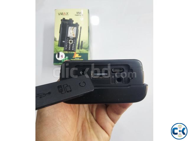 Vmax V54 Antina Phone Power Bank 6200mAh Four Sim Black large image 3