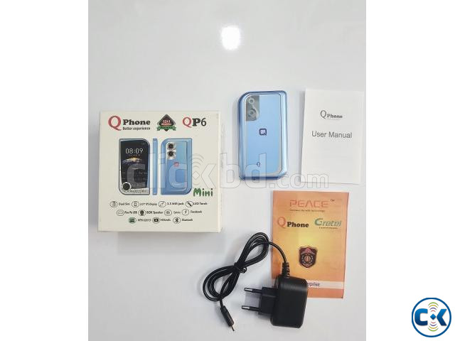 Qphone QP6 Feature Phone Magic Voice Blue large image 2
