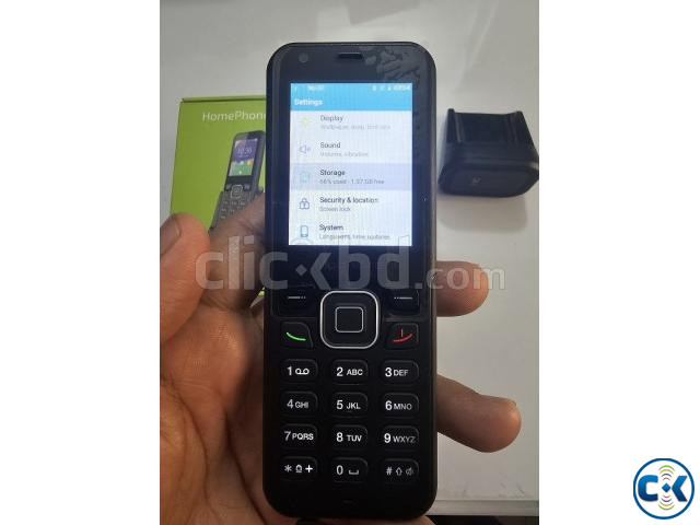 HomePhone 4G Wifi Cordless Phone Hotspot Black large image 3