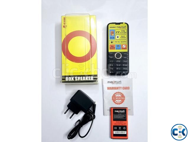 Maximum MB4041 Button Phone Four Sim Black large image 1