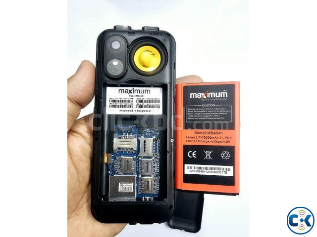 Maximum MB4041 Button Phone Four Sim Black large image 3