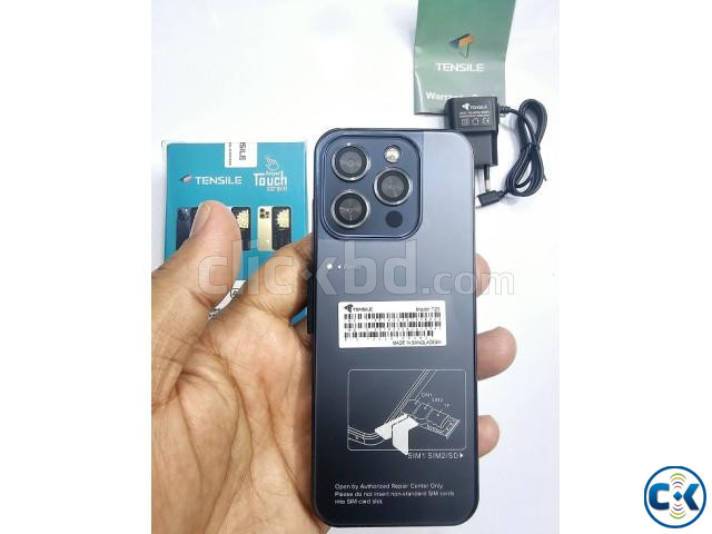 Tensile T23 Touch Button Phone Black large image 2