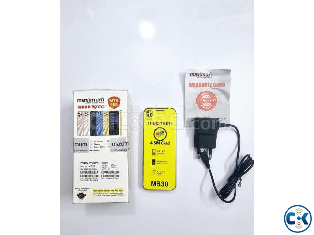 Maximum MB30 Royal Four Sim Phone White large image 1