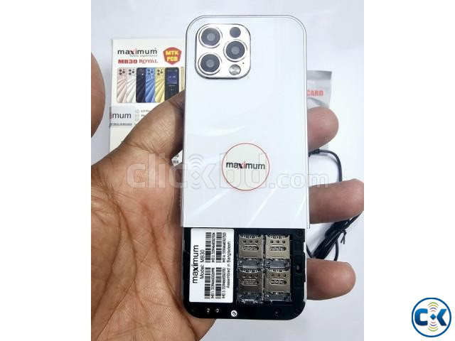 Maximum MB30 Royal Four Sim Phone White large image 3