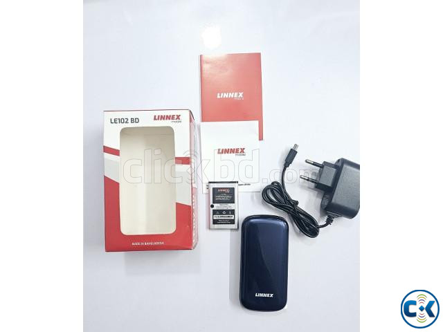 Linnex Le102 BD Folding Phone Auto Record Blue large image 1