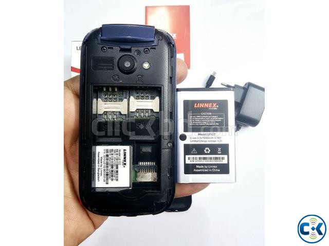 Linnex Le102 BD Folding Phone Auto Record Blue large image 3