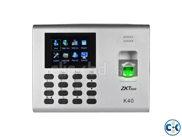 ZKTeco K40 Time Attendance Terminal Machine large image 0