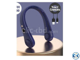 R8 Vaneless Hanging Neck Fan LED Display Blue