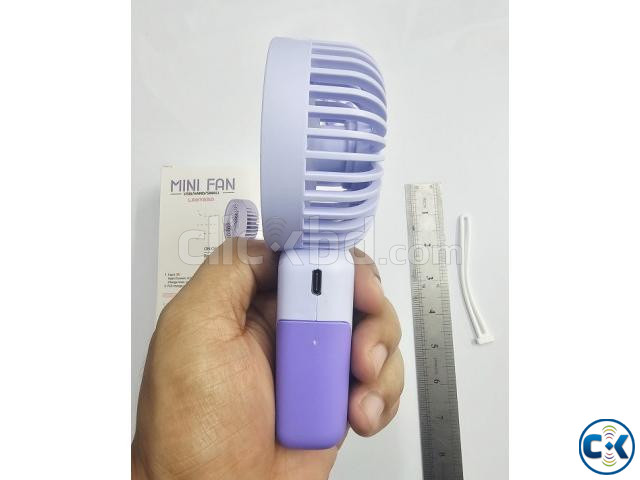 S075 Handhole Mini Fan Rechargeable large image 2