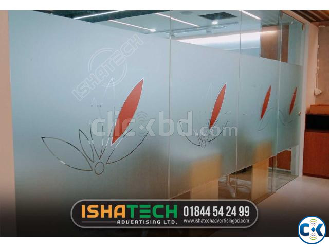 Glass Sticker for Office Glass Partition large image 2