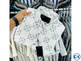 Luxury Popcorn Half Sleeve Print Shirt