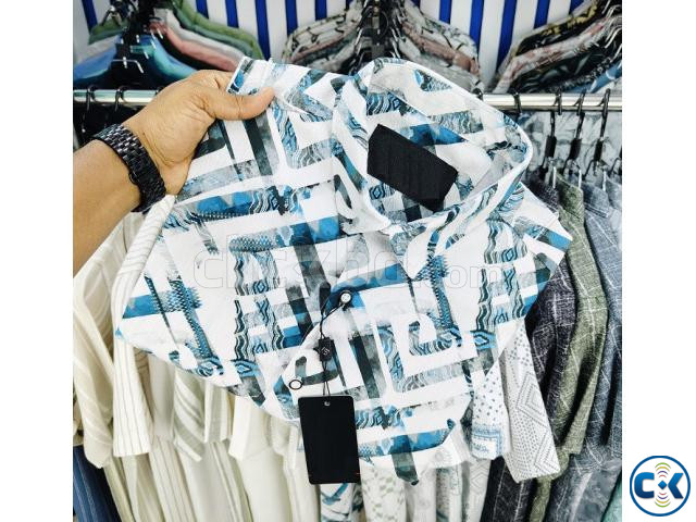 Luxury Popcorn Half Sleeve Print Shirt large image 3