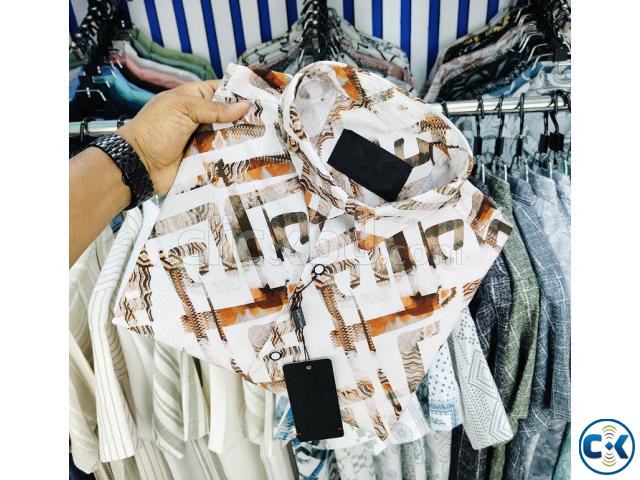 Luxury Popcorn Half Sleeve Print Shirt large image 4