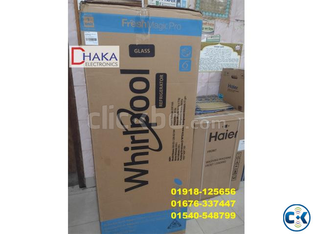 Whirlpool 236L Fresh Magic Pro Glass Door Refrigerator large image 0